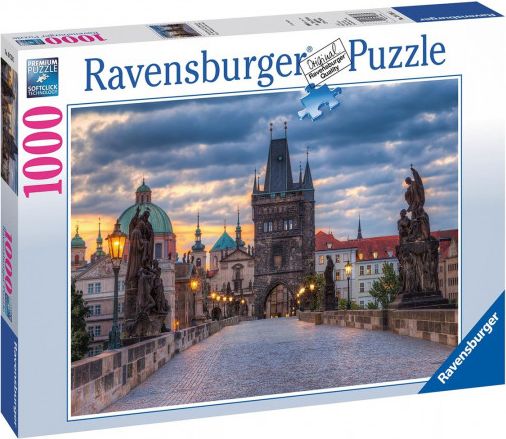 RAVENSBURGER Puzzle Procházka po Karlově mostu 1000 dílků - obrázek 1