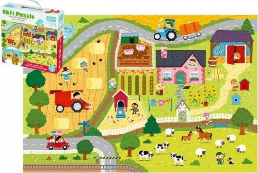 TREFL Puzzle Na venkově MAXI 12 dílků - obrázek 1