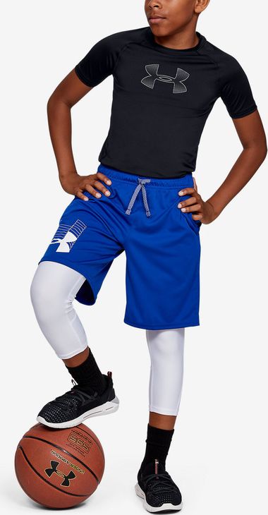 HeatGear® Triko dětské Under Armour | Černá | Chlapecké | XS - obrázek 4