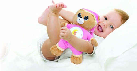 Teddies Medvídek Usínáček růžová - obrázek 3