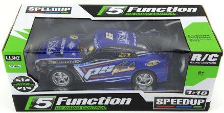 RC Auto 2plast zrychlující 1:18 na baterie 27MHz v krabici - obrázek 2