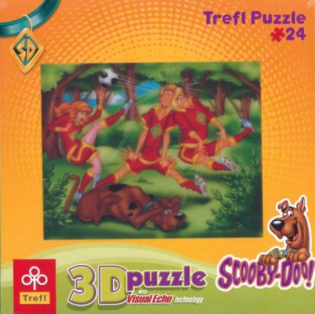 TREFL Puzzle Scooby Doo: Fotbal 3D 24 dílků - obrázek 1