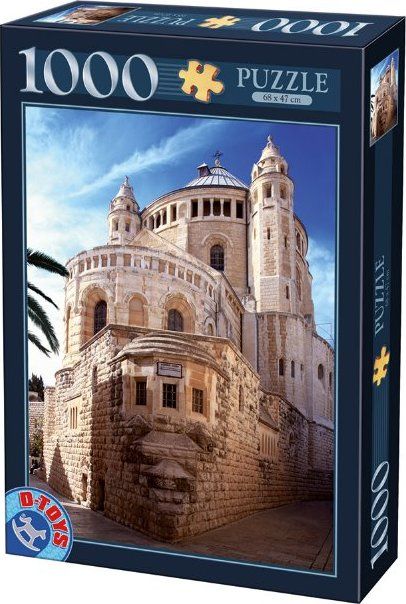 D-TOYS Puzzle Chrám Zesnutí Panny Marie, Jeruzalém 1000 dílků - obrázek 1