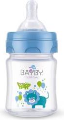 BAYBY Kojenecká láhev 0m+ 120 ml 1 ks modrá - obrázek 1