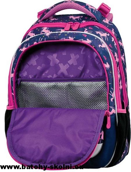 Školní batoh Koníčci Pink Unicorn Stil - Doprava Zdarma - obrázek 4