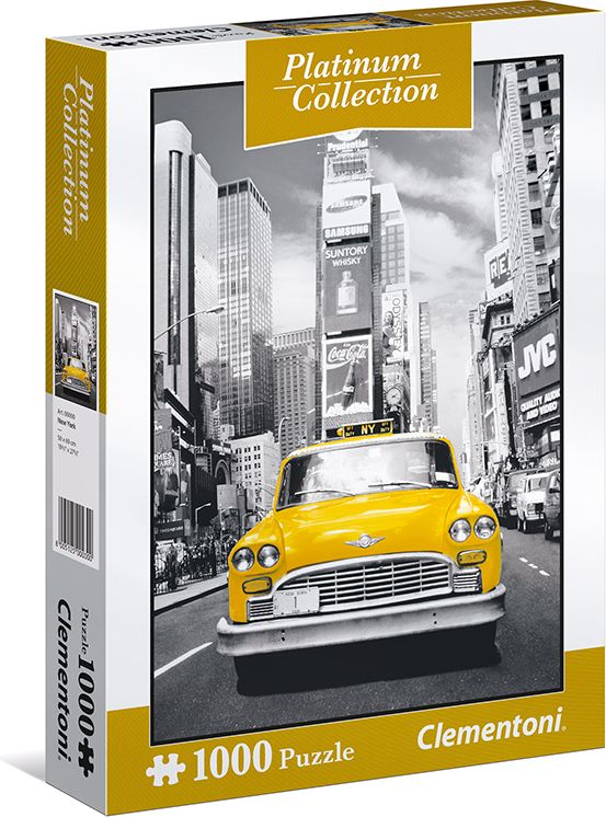 Clementoni - Puzzle Platinum 1000, New York taxi - obrázek 1