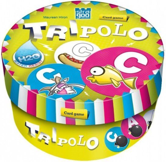 Tripolo společenská hra v plechové krabičce 8x5x8cm - obrázek 4