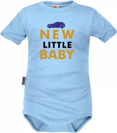 Body krátký rukáv Dejna New little Baby - Boy, modré, Velikost koj. oblečení 80 (9-12m) - obrázek 1