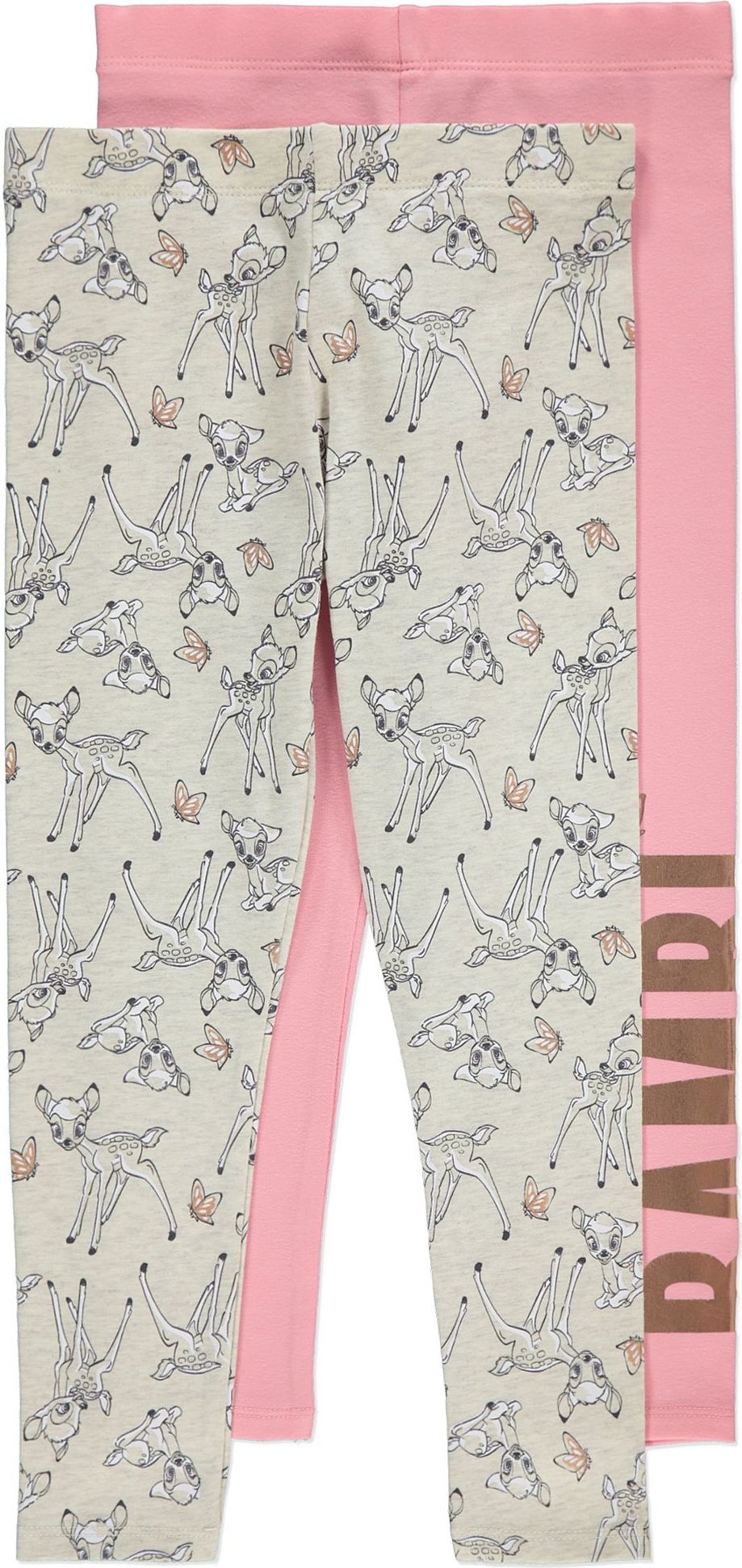 Dívčí legíny GEORGE Disney Bambi, 2ks v balení Velikost: 92 - 98cm (2 - 3 roky) - obrázek 1