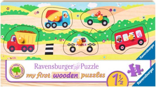 RAVENSBURGER Vkládačka První dopravní prostředky - obrázek 1
