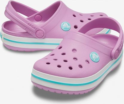 Crocband™ Clog Crocs dětské Crocs | Růžová | Dívčí | 29-30 - obrázek 4