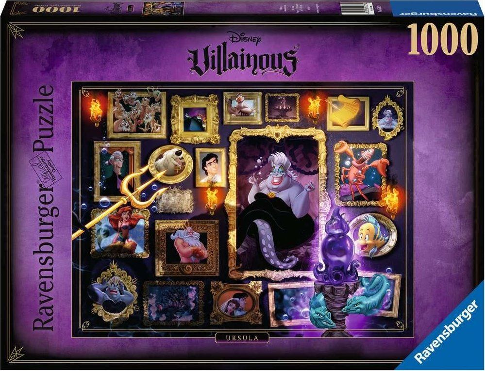 RAVENSBURGER Puzzle Villainous: Uršula 1000 dílků - obrázek 1