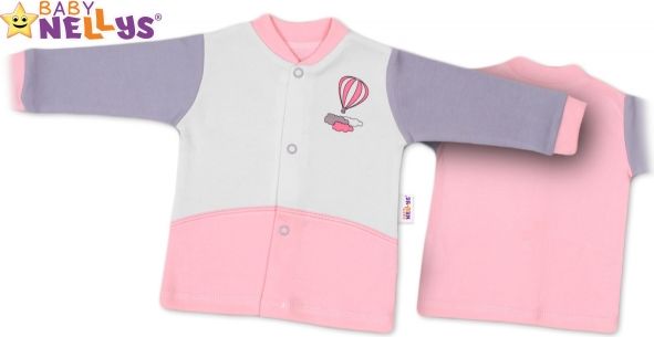 Košilka Baby Nellys ®  Balónek v růžové, vel. 68 - obrázek 1