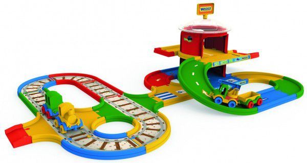 Wader Kid cars přestupní stanice dráha 5 m - obrázek 2