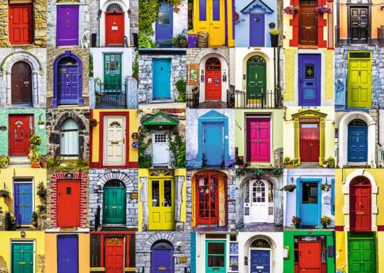 RAVENSBURGER Puzzle Dveře světa 1000 dílků - obrázek 1