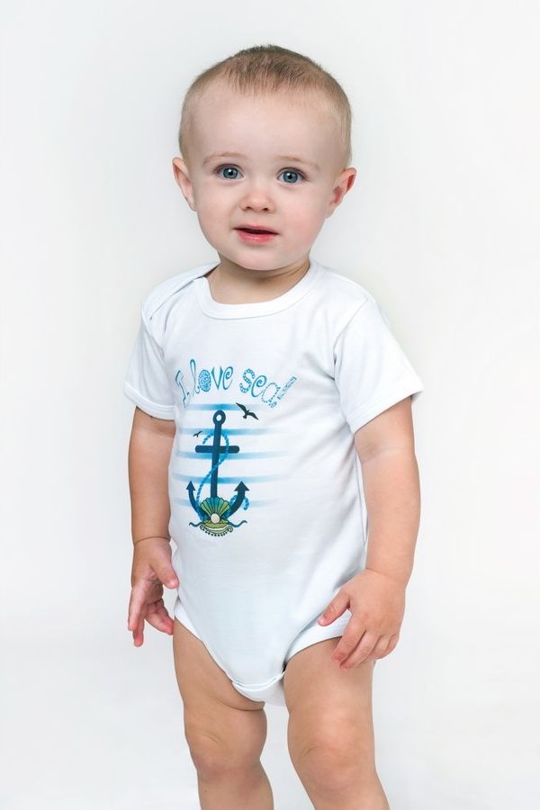 Dětské body New Baby Marine růžové vel.56 - obrázek 2