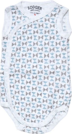 Lodger Romper Fold Over Scandinavian Print Silvercreek/Mist vel. 68 - obrázek 1