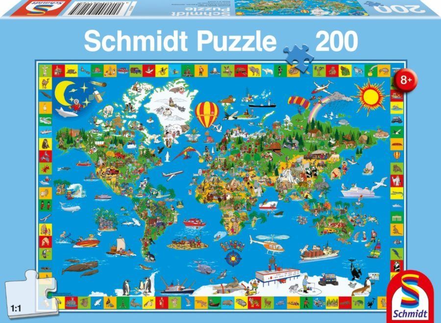 SCHMIDT Puzzle Tvůj úžasný svět 200 dílků - obrázek 1