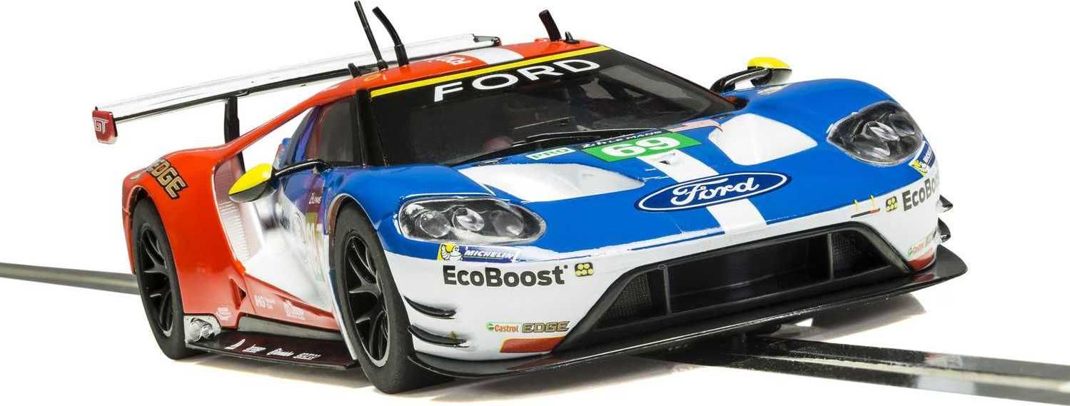 Autíčko GT SCALEXTRIC C3858 - Ford GT - GTE Number 69 LeMans 2016 - NEW TOOLING (1:32) - obrázek 5