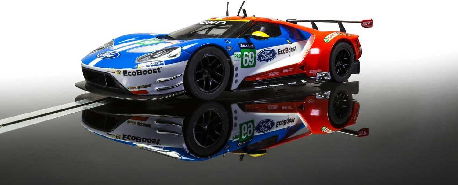 Autíčko GT SCALEXTRIC C3858 - Ford GT - GTE Number 69 LeMans 2016 - NEW TOOLING (1:32) - obrázek 7