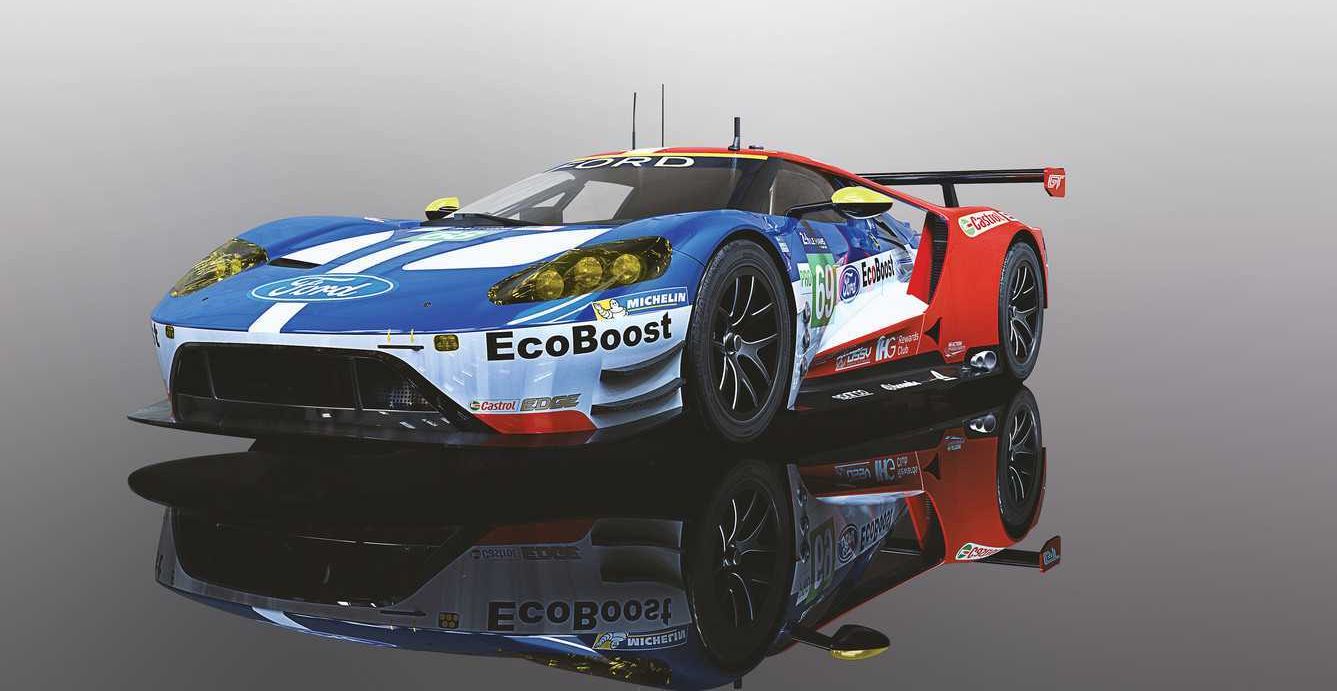 Autíčko GT SCALEXTRIC C3858 - Ford GT - GTE Number 69 LeMans 2016 - NEW TOOLING (1:32) - obrázek 8