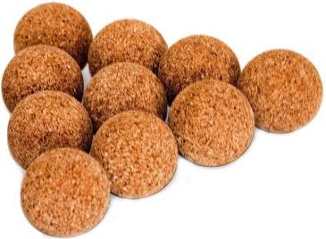 TUNIRO 1364 Míčky na fotbálek korek 10 ks 35 mm - obrázek 1