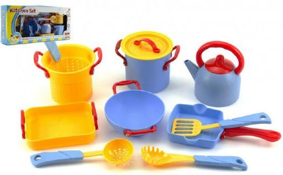 Teddies Sada nádobí 11ks plast - obrázek 1