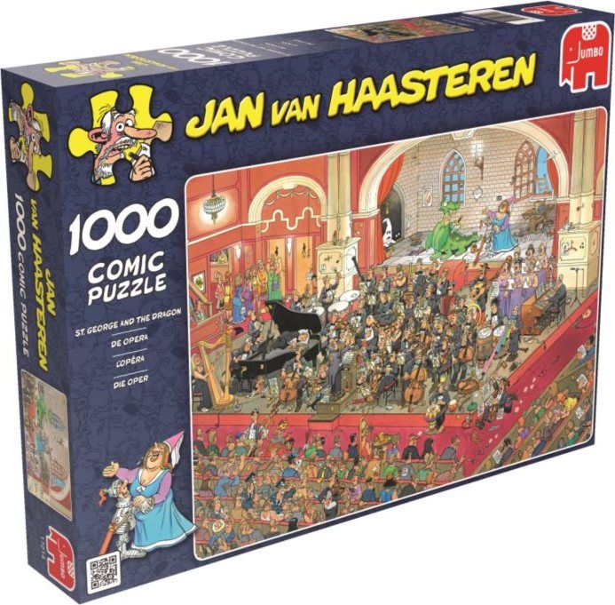 JUMBO Puzzle Opera Sv.Jiří a drak 1000 dílků - obrázek 2