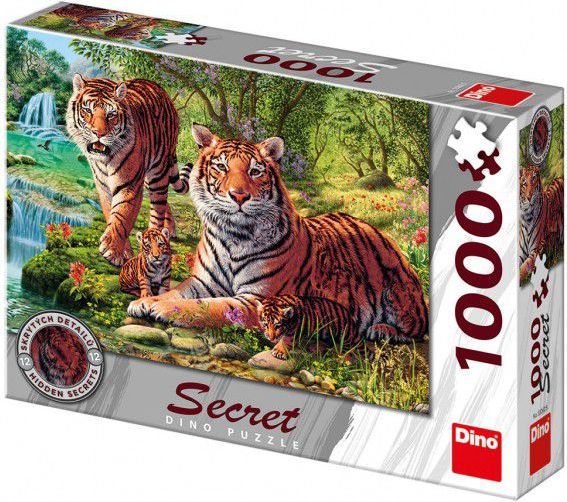 Dino Tygři secret collection 1000 dílků - obrázek 2