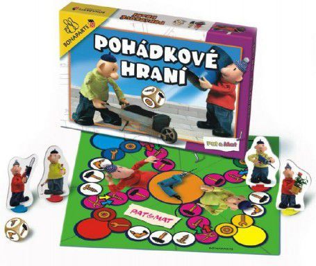 Pohádkové hraní Pat a Mat společenská hra 34,5x23x4cm v krabici - obrázek 1