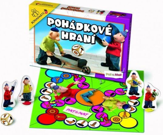 Pohádkové hraní Pat a Mat společenská hra 34,5x23x4cm v krabici - obrázek 2