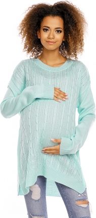 Be MaaMaa Těhotenský, kojící svetřík Ally - mátový - obrázek 1
