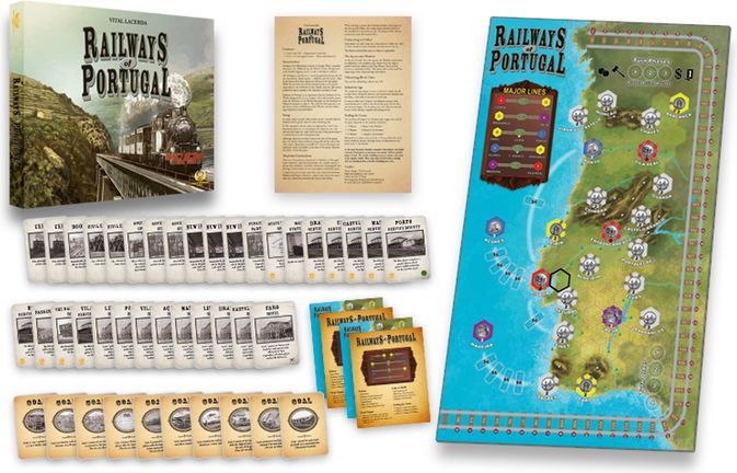 Eagle-Gryphon Games Railways of Portugal KS edition - obrázek 2
