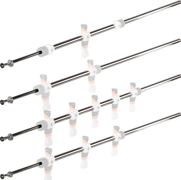 TUNIRO 39164 Tyče k stolnímu fotbálku model Liverpool 15,9 mm - obrázek 3