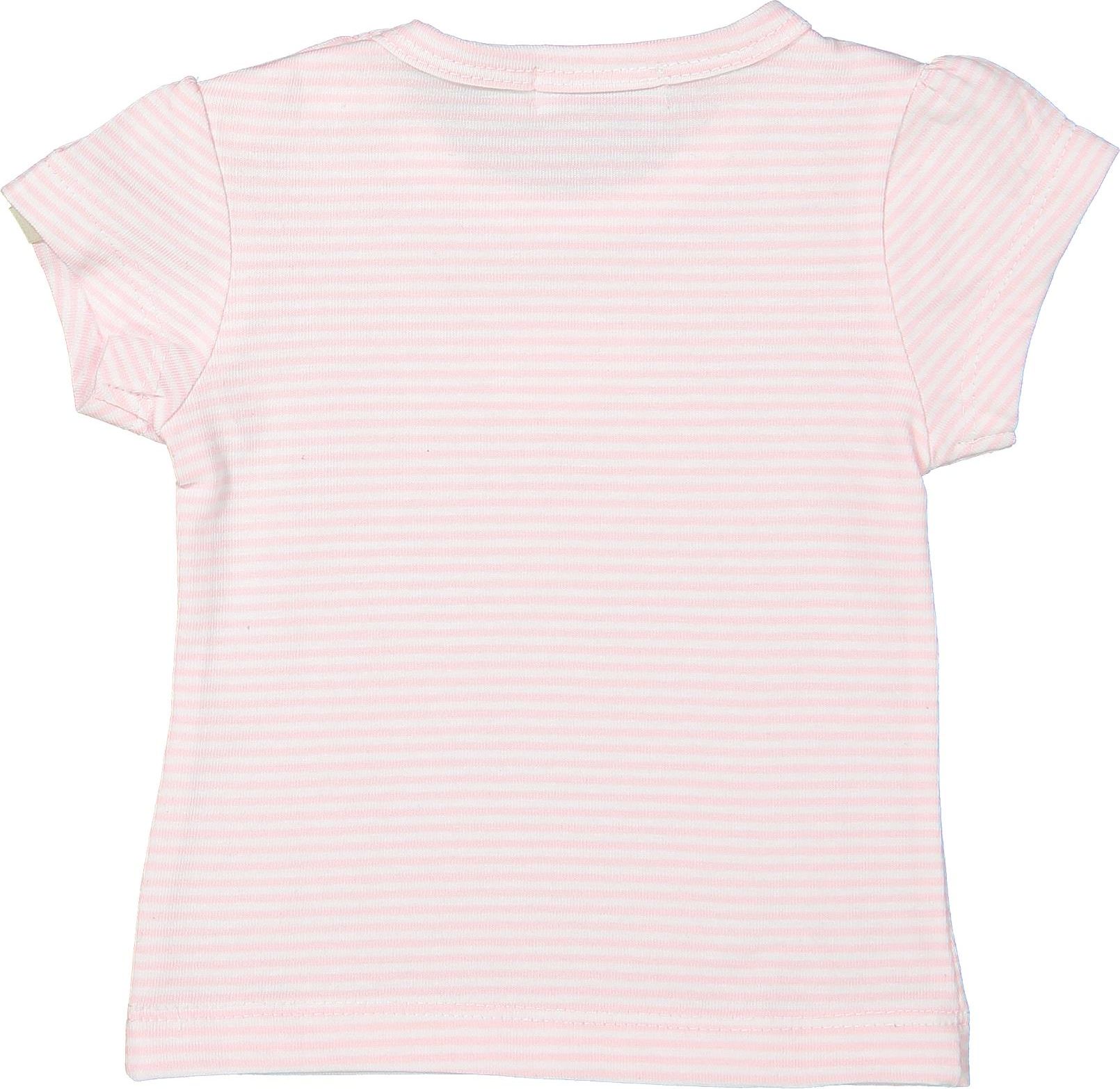 DIRKJE Tričko A-SO SOFT ONE OF A KIND vel. 80 Light pink stripe - obrázek 2