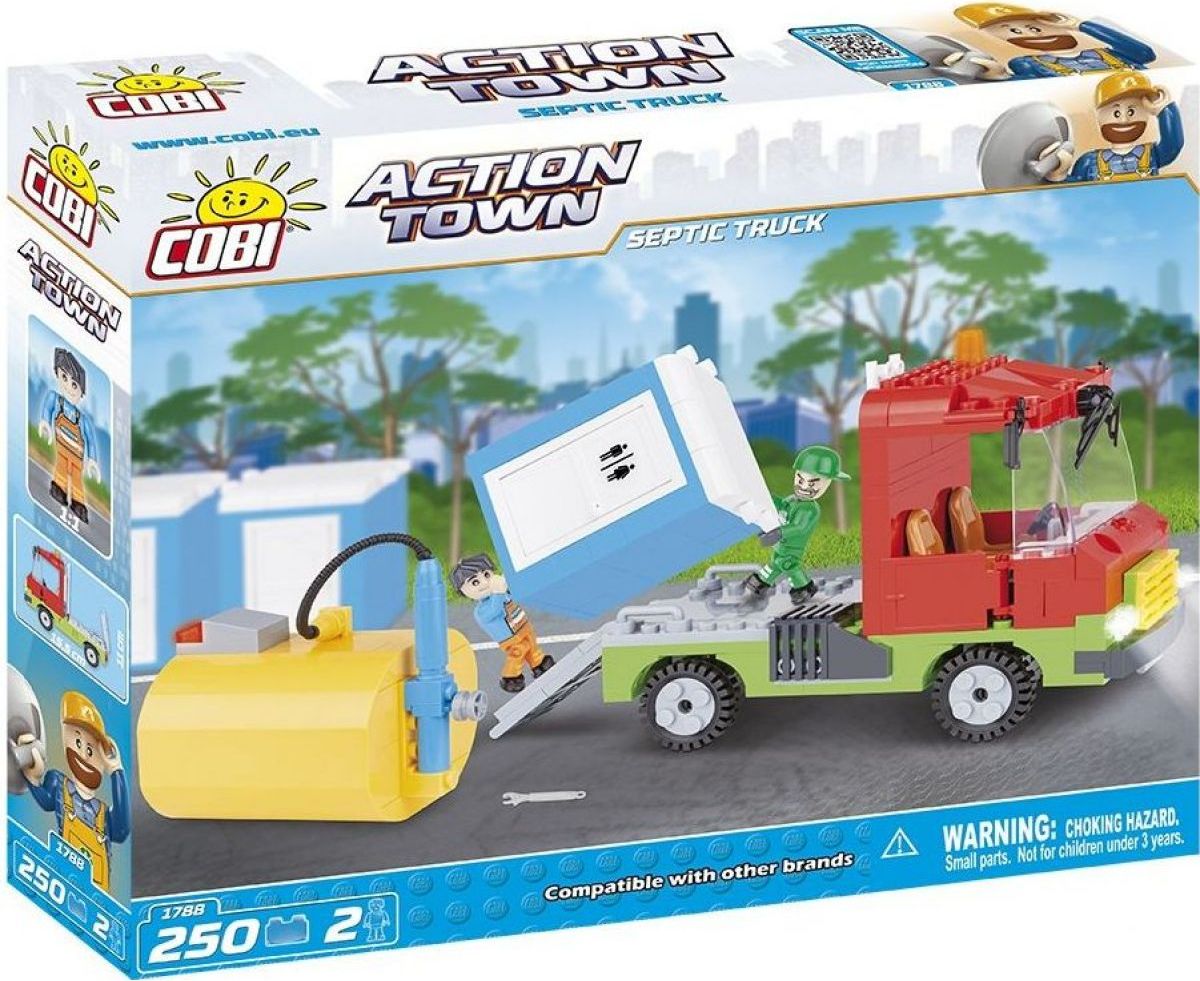 Cobi Action Town Fekální vůz 250 kostek - obrázek 1