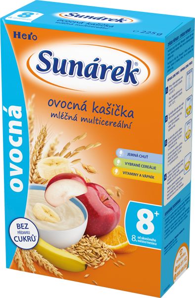 Hero Sunárek Ovocná kašička 3x225g - obrázek 2