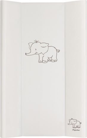 PUPPOLINA Přebalovací podložka pevná slon – bílá - obrázek 1