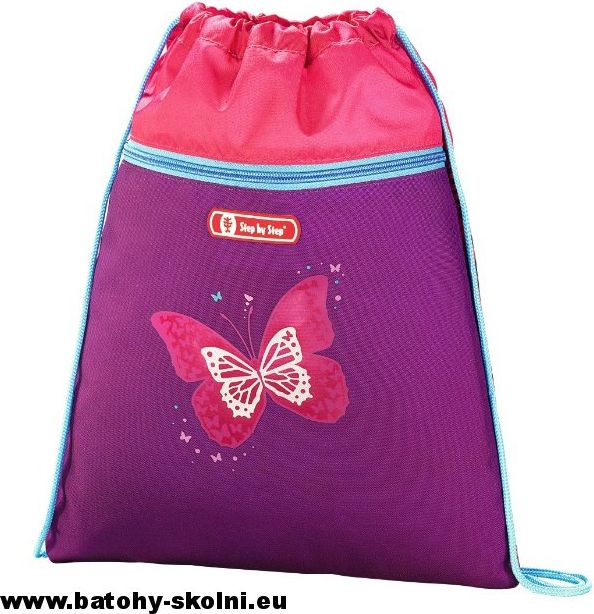 Školní aktovka Třpytivý motýl Hama TOUCH2 Flesch 4-dílný set Step by Step - obrázek 6