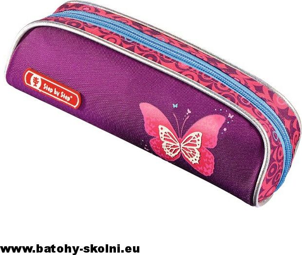 Školní aktovka Třpytivý motýl Hama TOUCH2 Flesch 4-dílný set Step by Step - obrázek 8