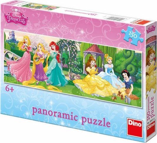 DINO Panoramatické puzzle Princezny na promenádě 150 dílků - obrázek 2