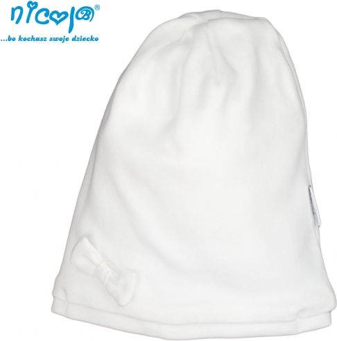 Nicol Nicol Dětská čepice Lady - bílá, vel. 92/98 92 (18-24m) - obrázek 1