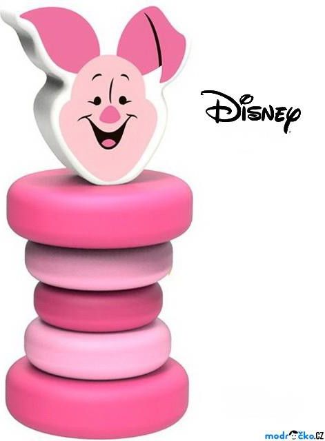 Chrastítko - Hračka do ruky, Dřevěné Prasátko (Disney Derrson) - obrázek 1