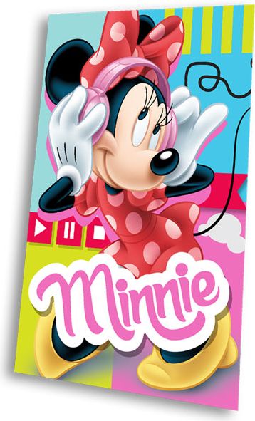 Euroswan Fleece deka Minnie Music polyester 100/150 cm - obrázek 1