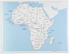 Kontrolní mapa Afriky, anglicky - obrázek 1