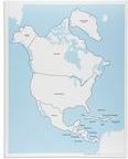 Kontrolní mapa Severní Ameriky, anglicky - obrázek 1