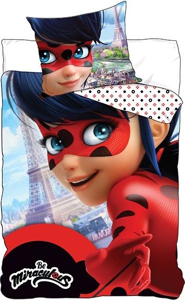 Setino - Dětské bavlněné povlečení Kouzelná beruška - Ladybug,  70 x 90 cm + 140 x 200 cm - obrázek 1