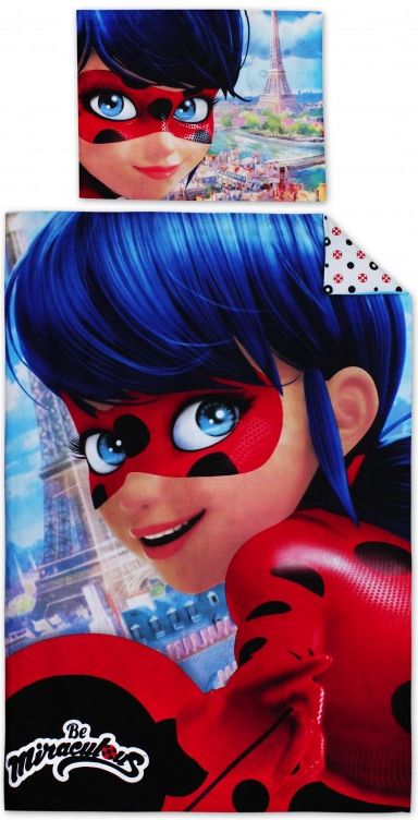 Setino - Dětské bavlněné povlečení Kouzelná beruška - Ladybug,  70 x 90 cm + 140 x 200 cm - obrázek 2