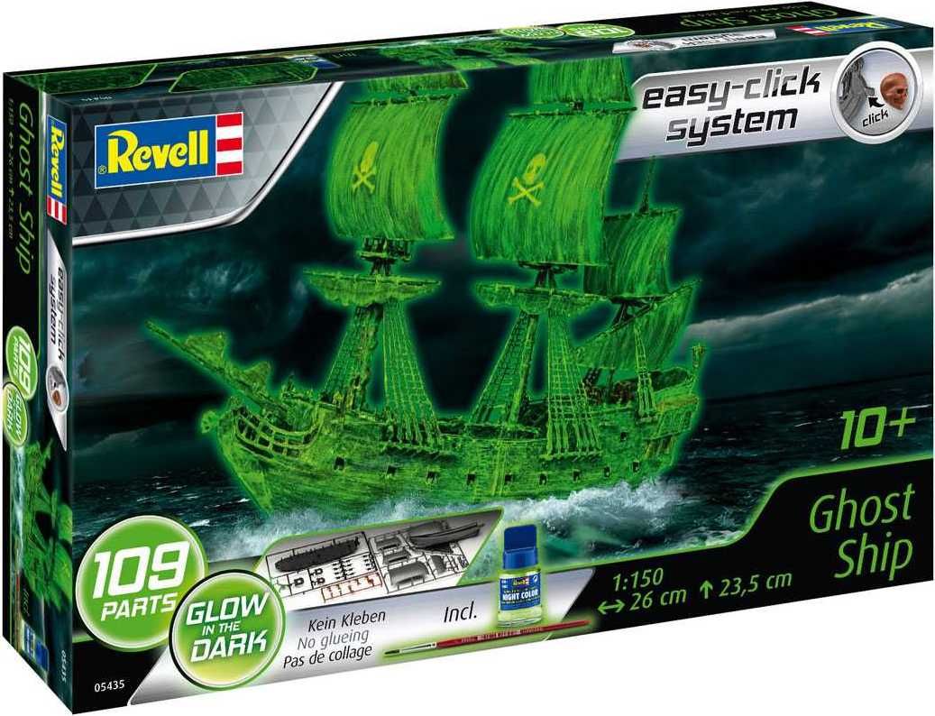 REVELL EasyClick loď 05435 - Ghost Ship (incl. night color) (1:150) - obrázek 1