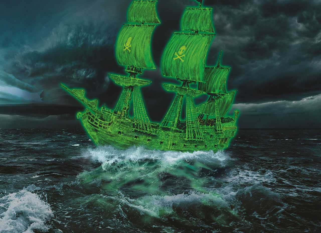 REVELL EasyClick loď 05435 - Ghost Ship (incl. night color) (1:150) - obrázek 12